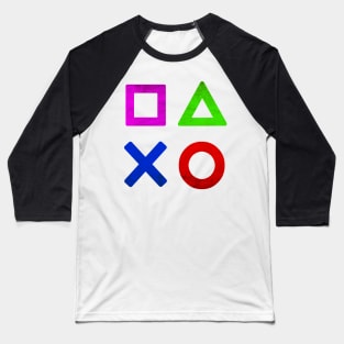 Controller Buttons Baseball T-Shirt